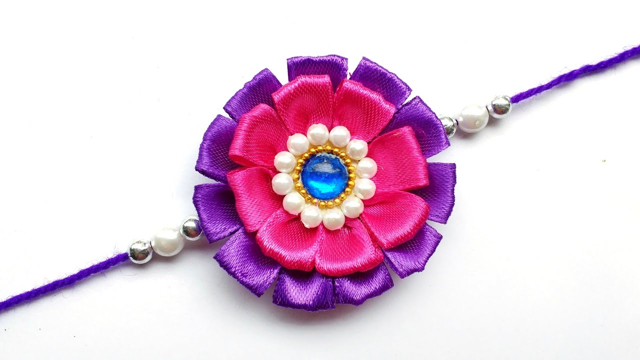 Rakhi Ideas | How to make Rakhi from ribbon | Homemade Rakhi ideas  | By Punekar Sneha
