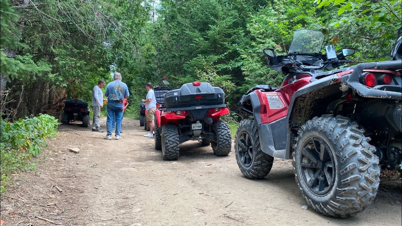 Riding my ATV with New Riders, Gary, Debbie, and My Dad in the Kawartha Lakes Trails!!!