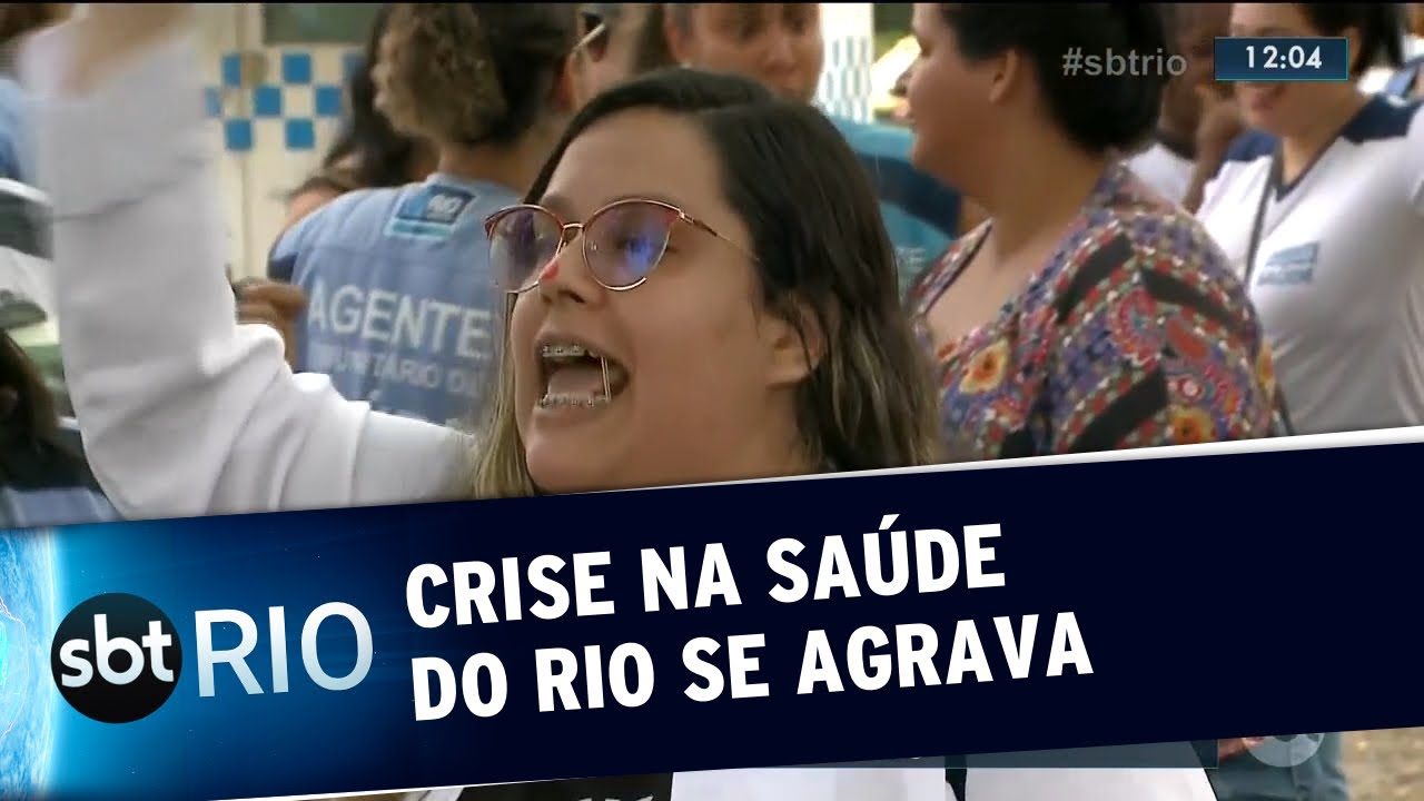 Funcionários de hospital municipal de Bangu fazem protesto