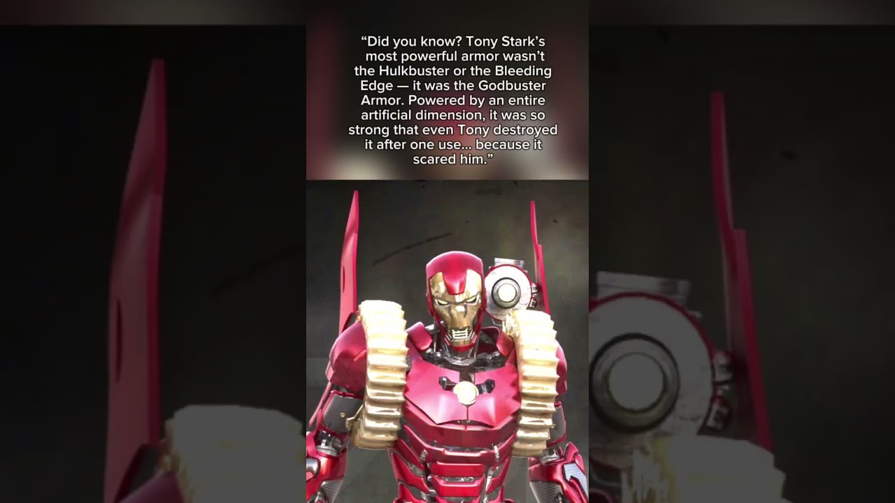 iron man godbuster armor 💀 #viral #trivia