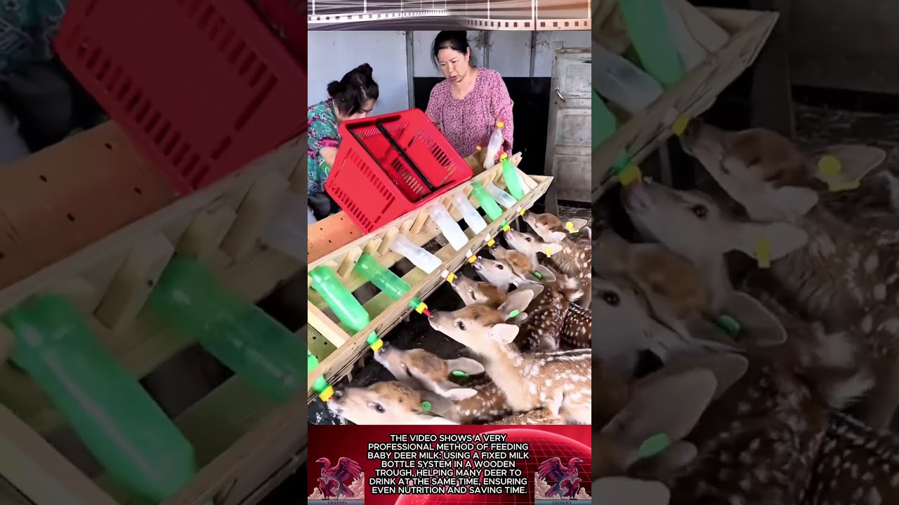 How to feed baby deer milk like a farm