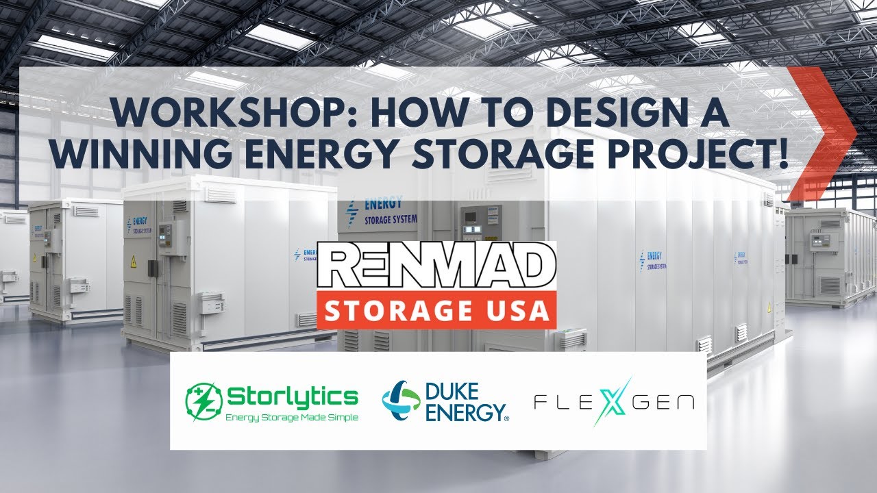 🟠How to Design a Winning Energy Storage Project! ⭐