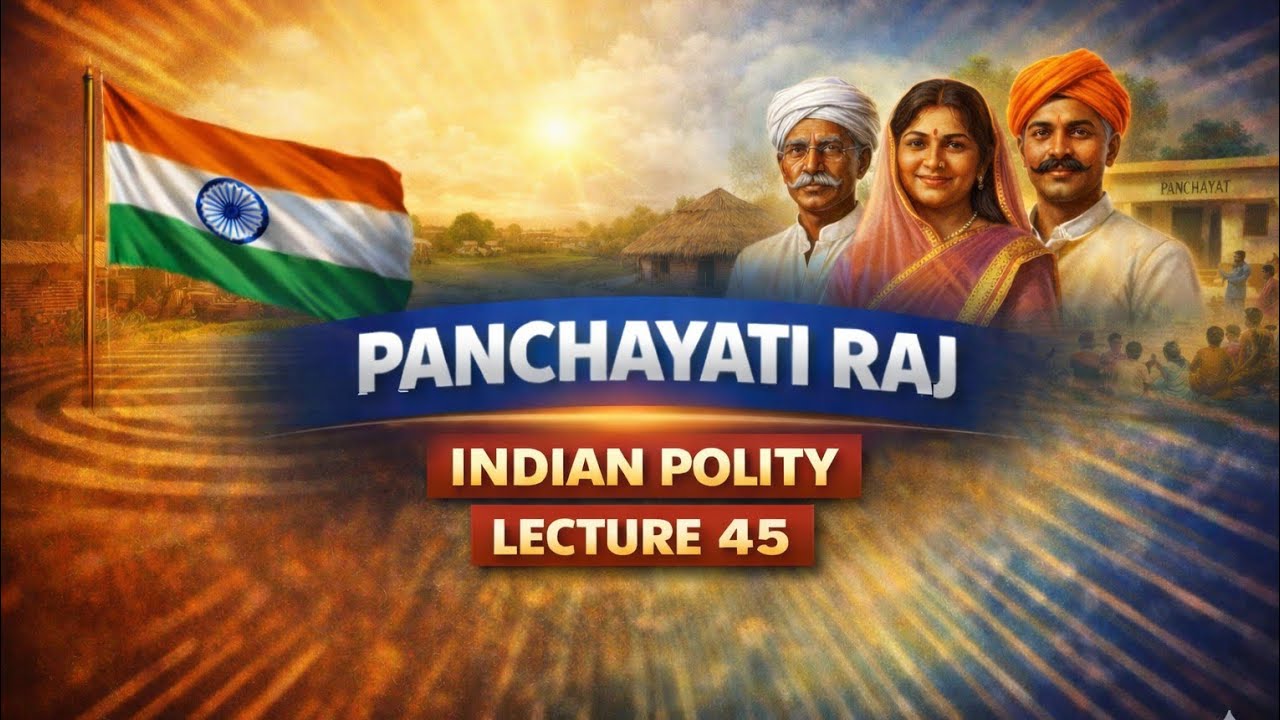 Panchayati Raj | Indian Polity | 73 Amendment Act | Lecture-45, UPSC,PCS,SSC,SI