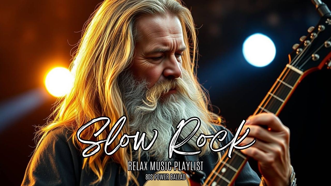 Slow Rock Classic Rock Ballad Collection for Late Night Memories and Deep Feelings 🎸🌙