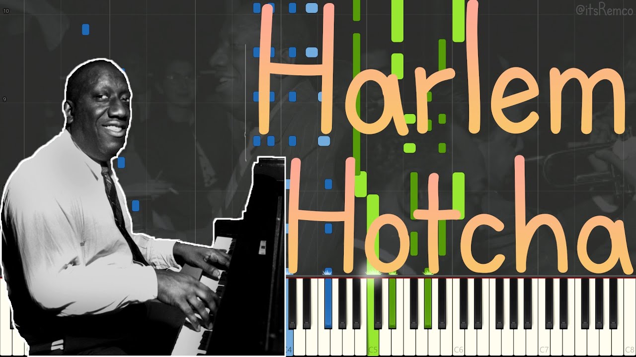 James P. Johnson - Harlem Hotcha 1944 (Fast Stride Piano Synthesia)