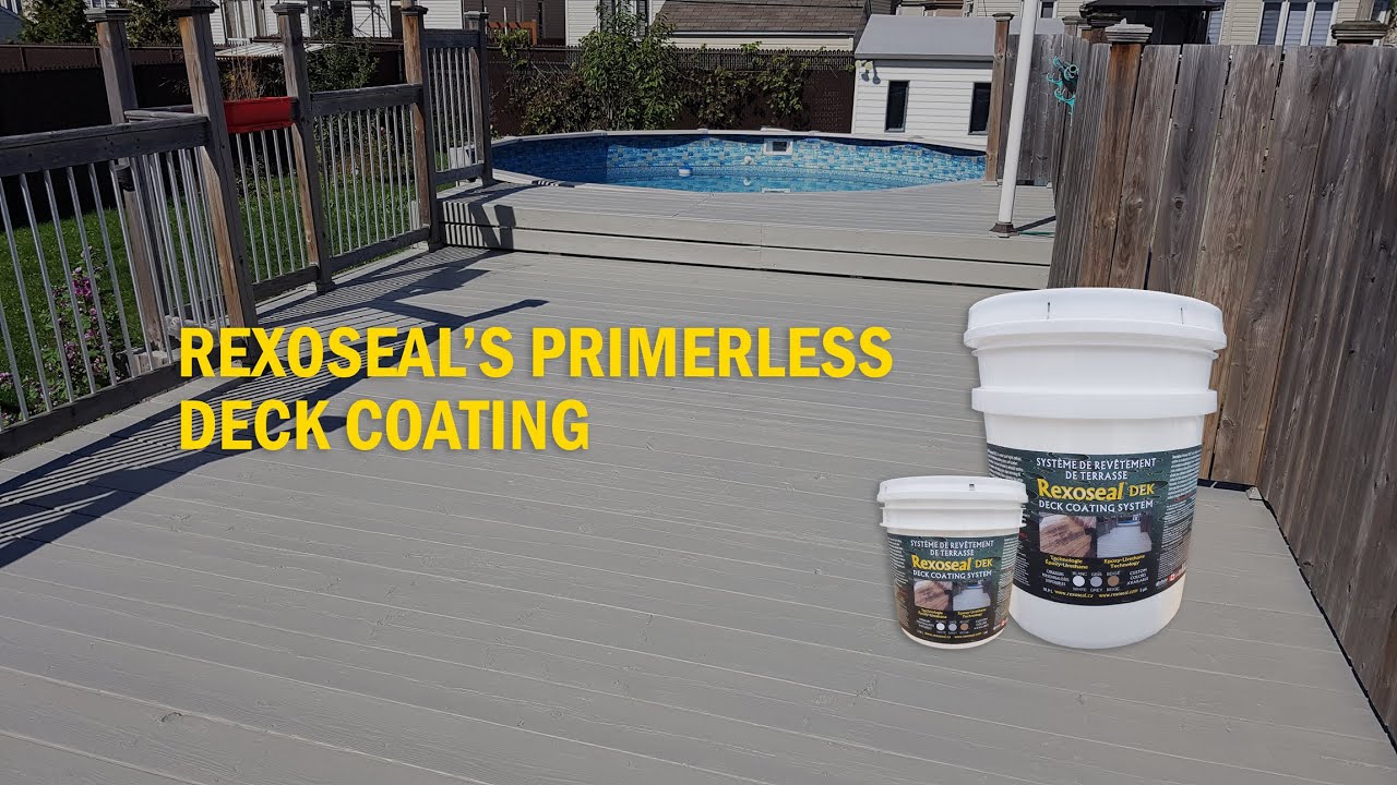 Protect & Restore: Rexoseal's Primerless Deck Coating Solution