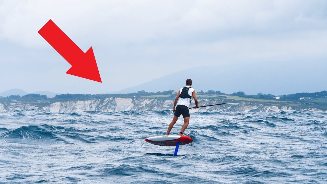 FOIL AU LARGE DU PAYS BASQUE ! Matthieu Aguirre Downwind - Hushoots