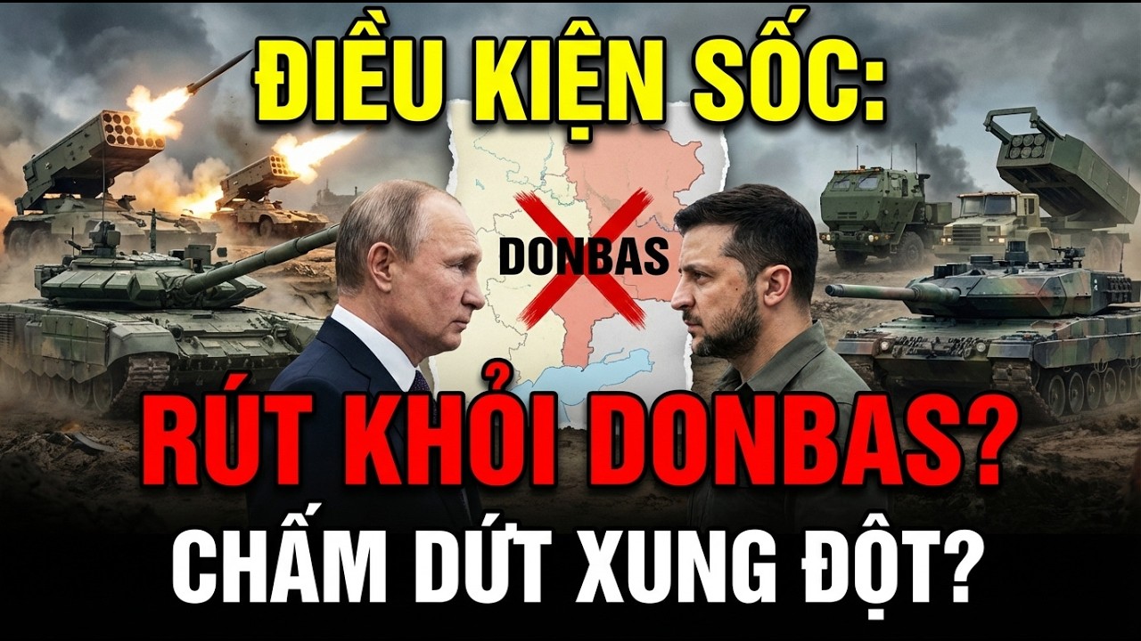 Ukraine Rút Quân Khỏi Donbas? Điều Kiện Sốc Chấm Dứt Xung Đột?