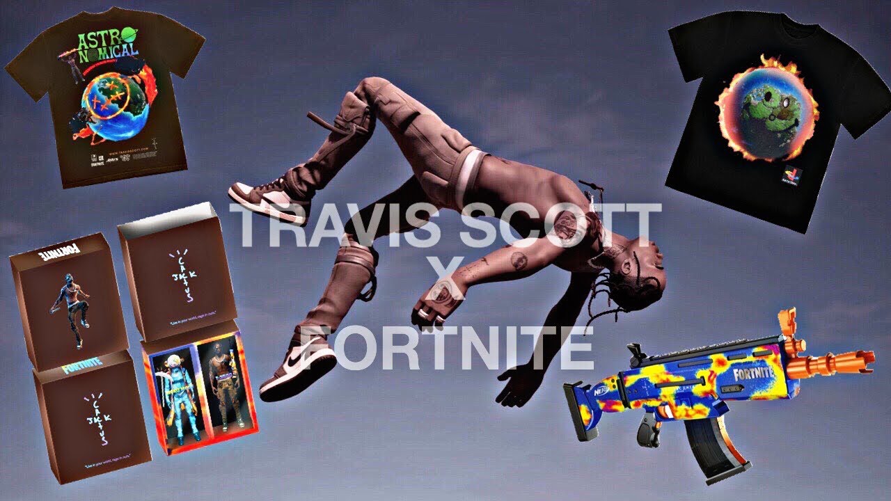 TRAVIS SCOTT X FORTNITE MERCH REVIEW
