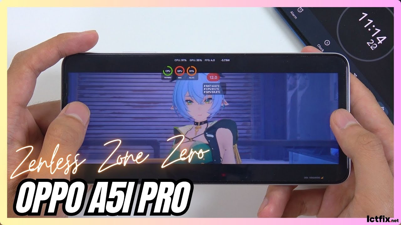 Oppo A5i Pro Zenless Zone Zero Gaming test | Snapdragon 6s Gen 1, 90 Hz Display