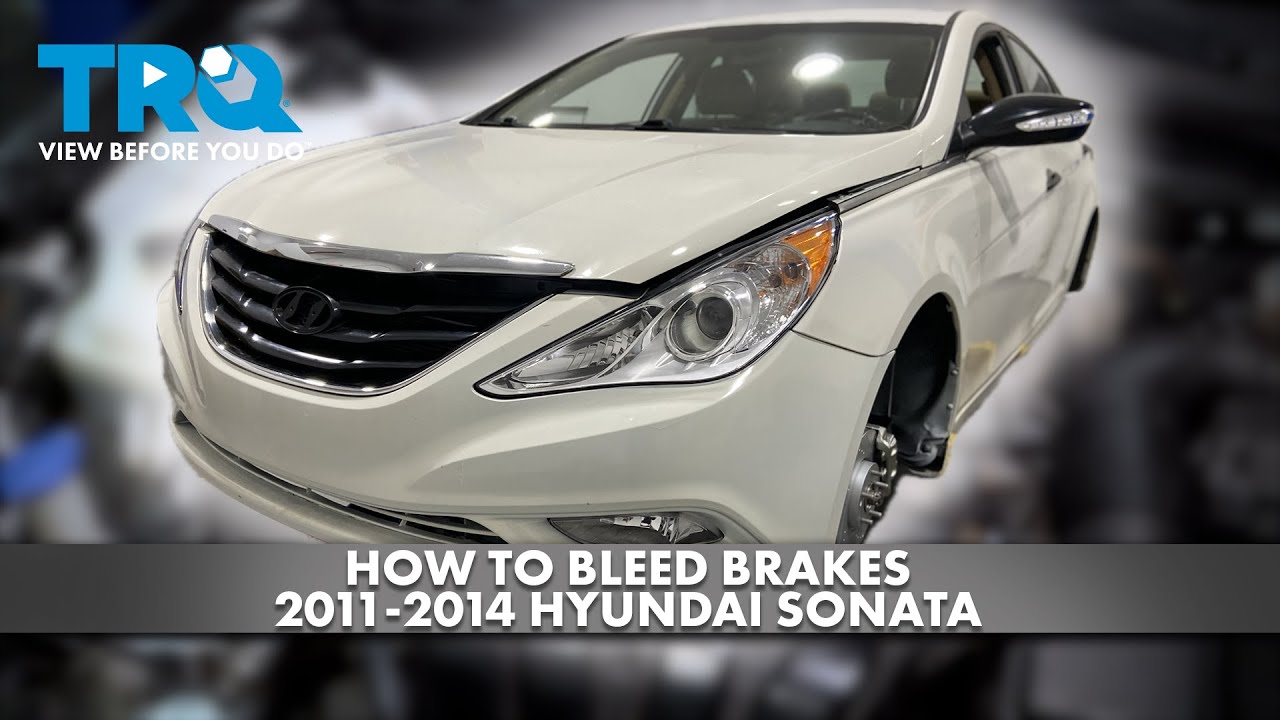 How to Bleed Brakes 2011-2014 Hyundai Sonata