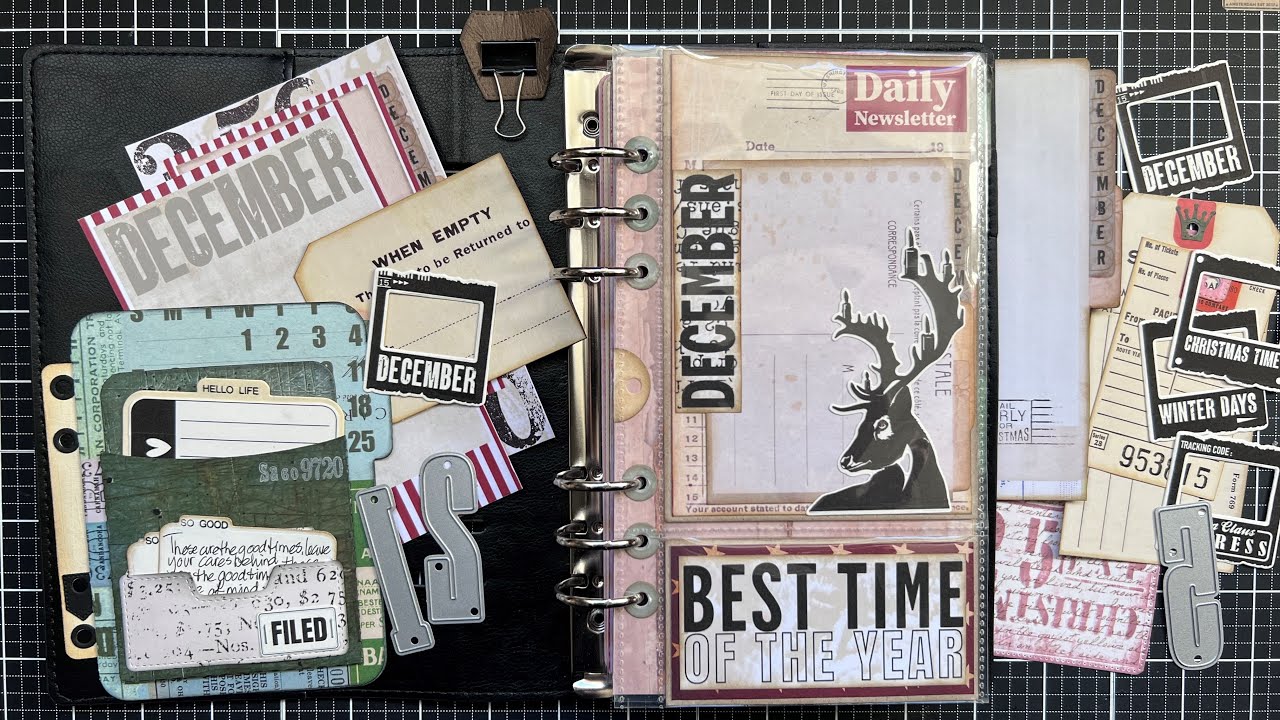 Setting up December -Day-by- Day in a Fullsize Planner | Facebook Live 18-10-2022 - Dutch