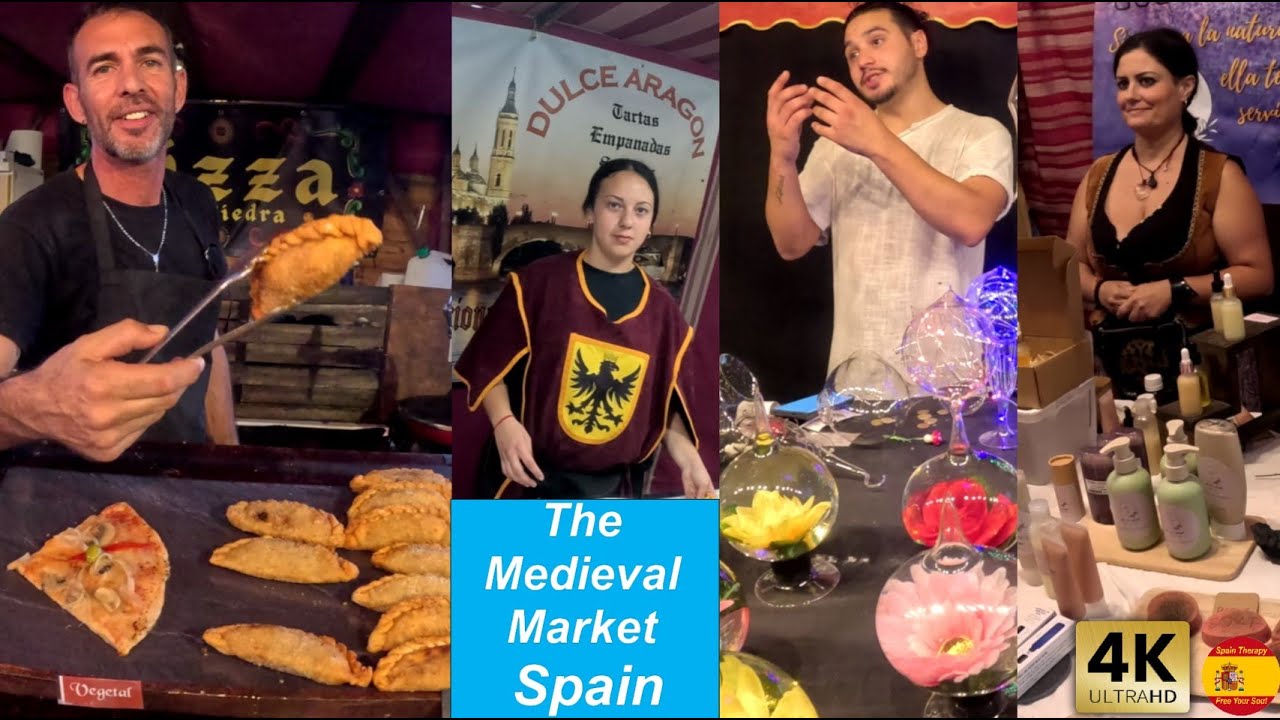 The Medieval Market In La Pobla De Vallbona - Valencia, Spain - October 13 - Part 1 - #spain #food