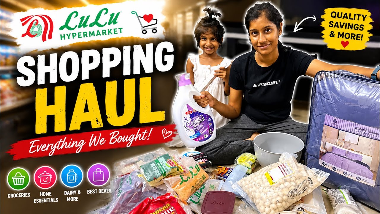 Lulu Shopping Haul🛍️| நான் என்னென்ன வாங்கினேன்? #tamilvlog #vlog 