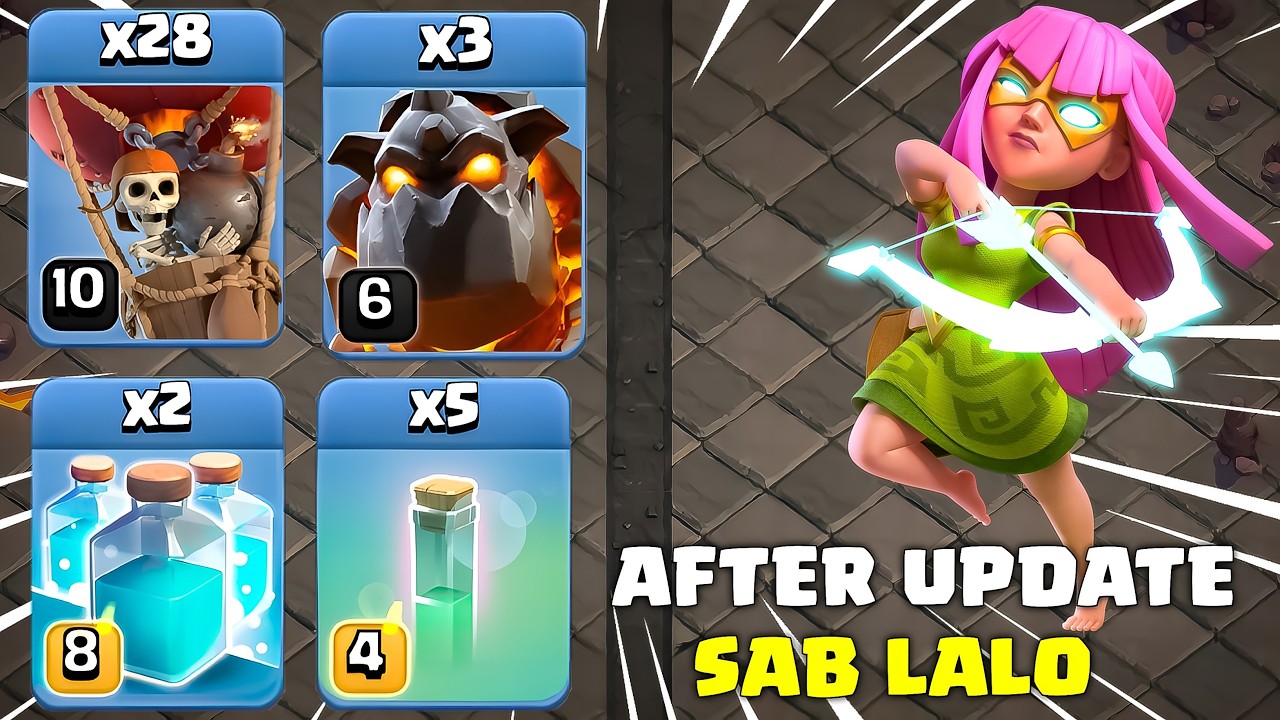 Th15 Super Archer BLIMP | Super Archer BLIMP LaLo | Clash of Clans