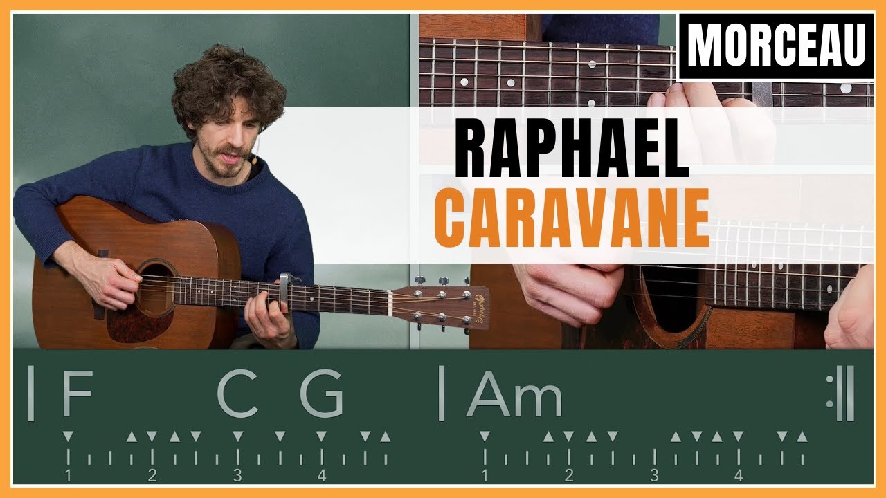 Cours de Guitare : Apprendre à jouer Caravane de Raphaël