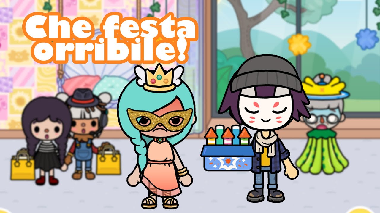 🥳La festa di Carnevale di Glitter e Candy  pt.1 🥳 [ Toca life World storie ITA ]