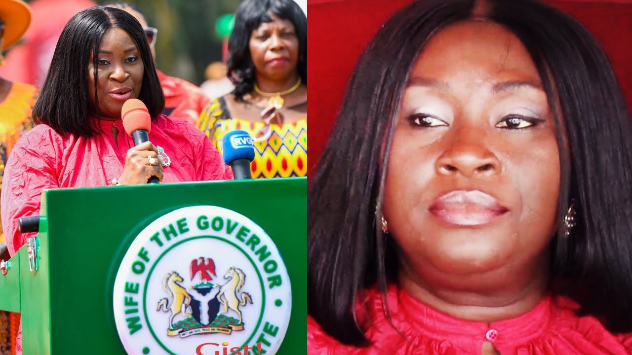 Fubara Creates Office of The Wife of Governor of Rivers State - First Lady Shows Off Her Position
