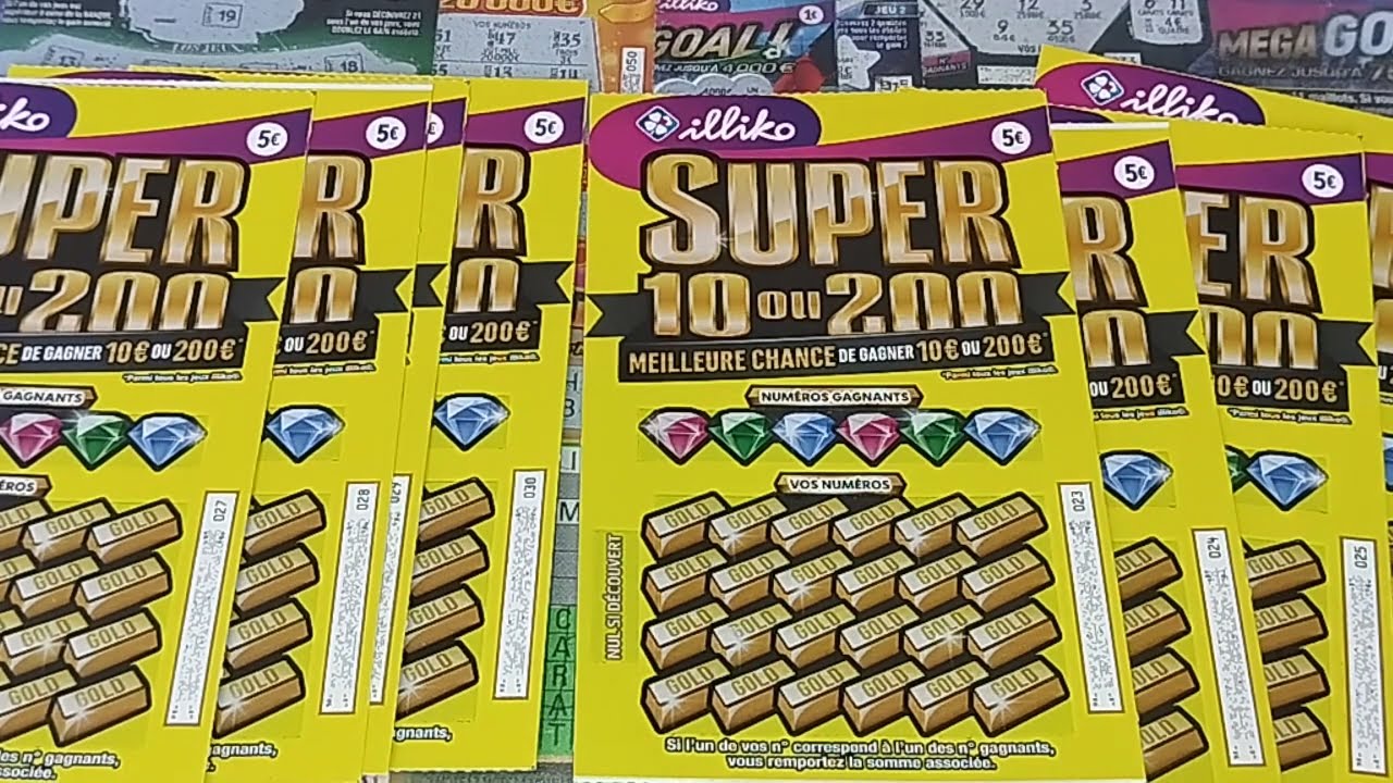 Super 10 ou 200 Le gain a 3 chiffres est t'il tombé ? | Ticket illiko FDJ ~382~