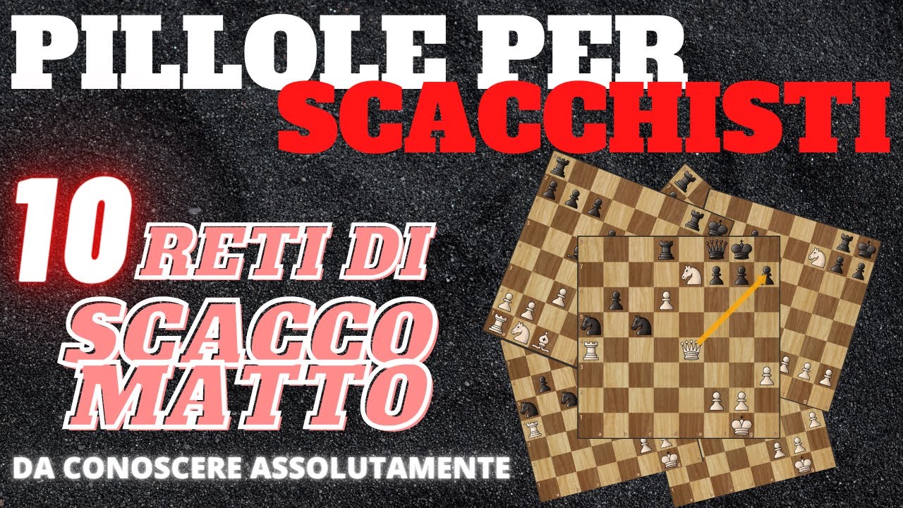 10 Reti di Scacco Matto da conoscere assolutamente | Pillole per Scacchisti