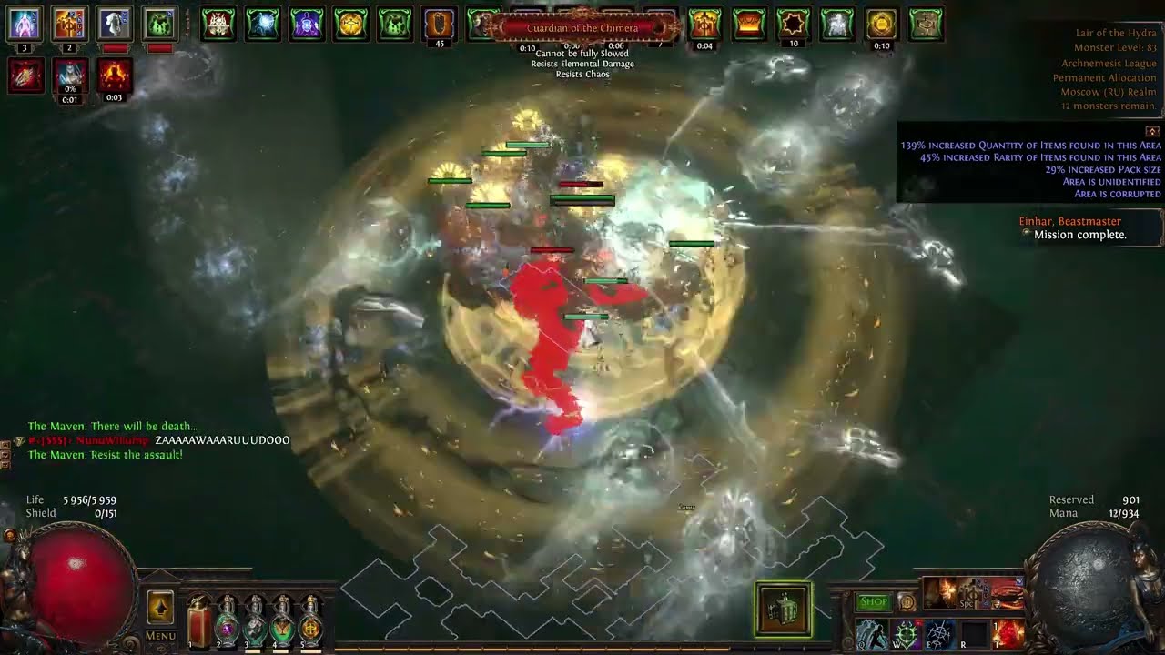 [3.17] Holy Relic Necromancer - Hydra _ Chimera 140 quantity [PoE]