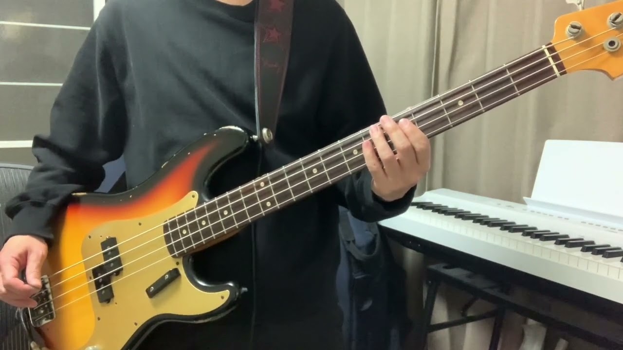 【タブ譜あり】エバーグリーン/SIX LOUNGE(Bass Cover)