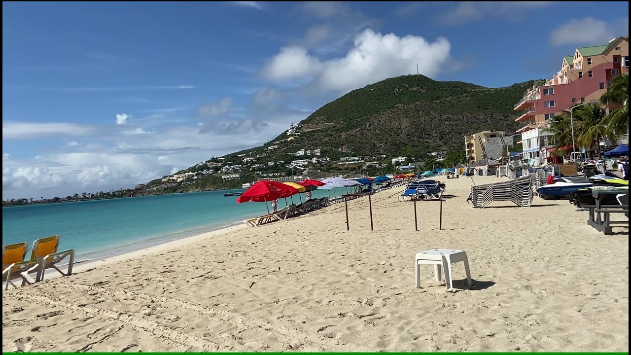Philipsburg, Sint Maarten, Netherlands - Frontstreet, Boardwalk & DIVI Little Bay Beach Resort