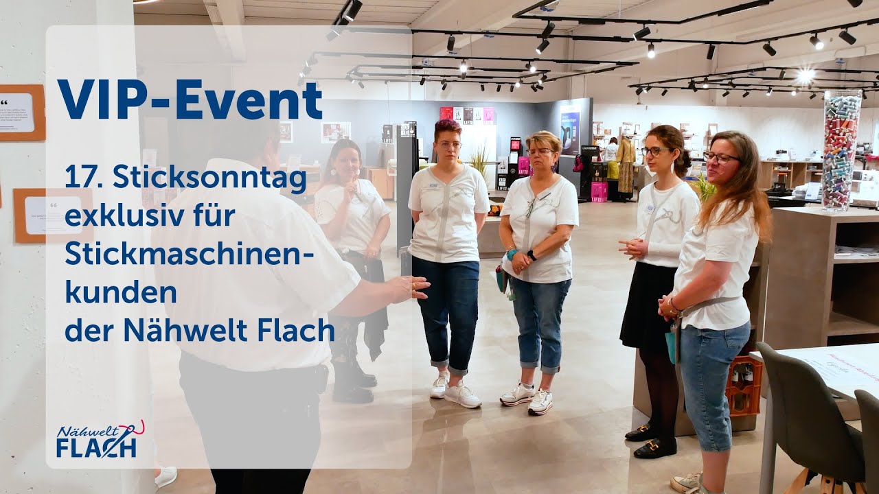17. VIP-Sticksonntag in der N&auml;hwelt Flach