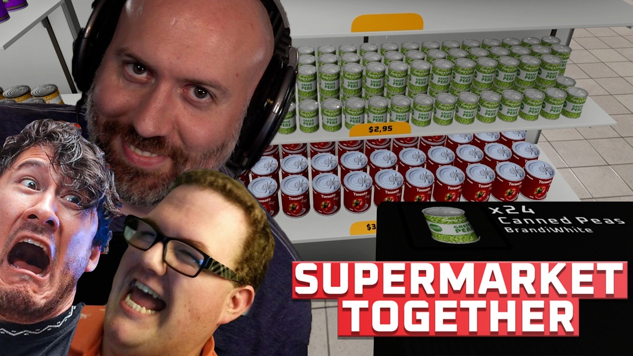 ТАК МНОГО ГОРОШКА | Supermarket Together с Марком и Бобом