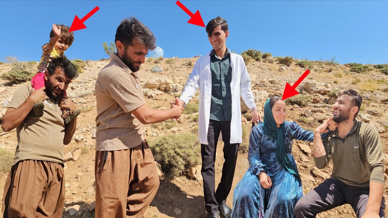 Imran'snomadic life;Elnaz's emotionalsinging,and thepresence of a doctor to examine thepregnantangel