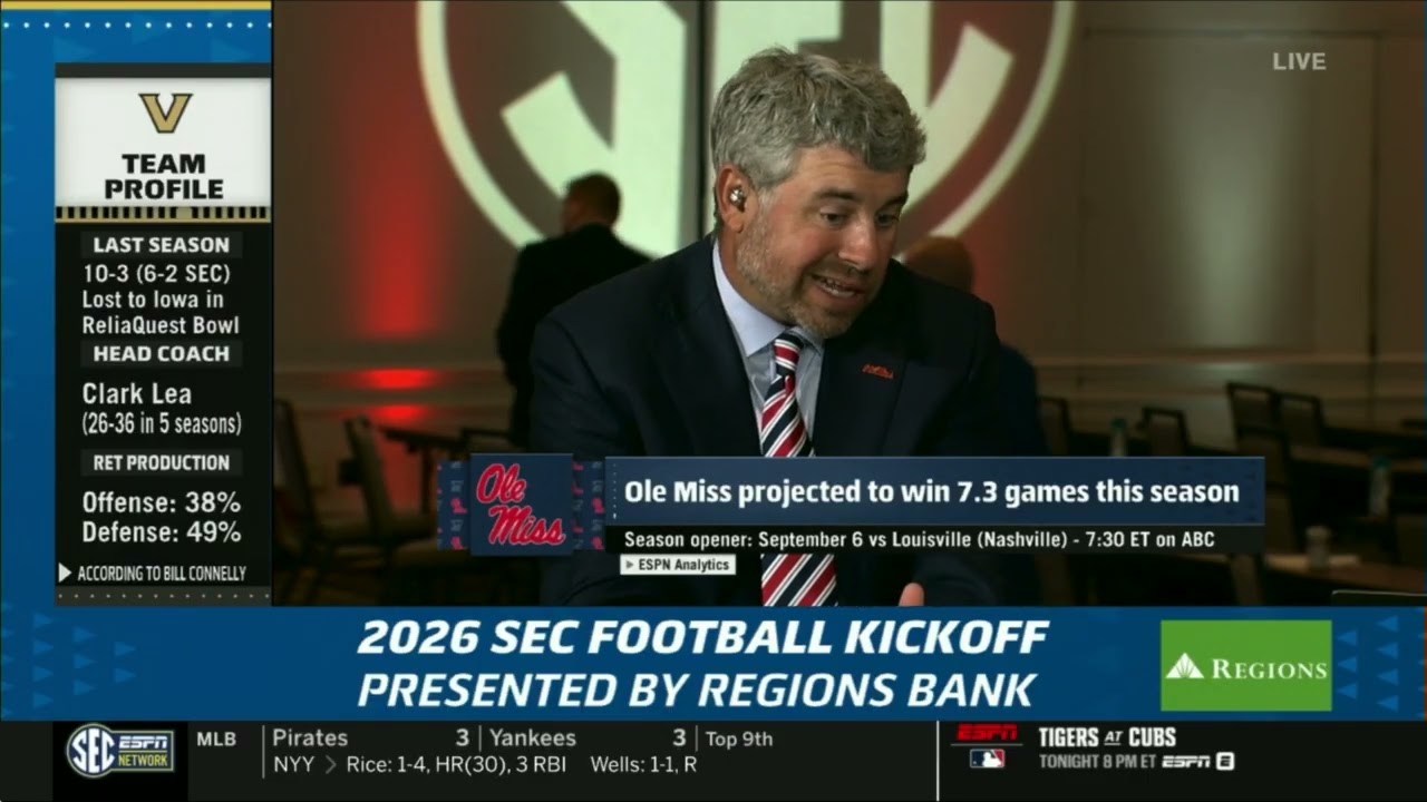 Pete Golding Visits the SECN Set at Media Day (07-22-26)