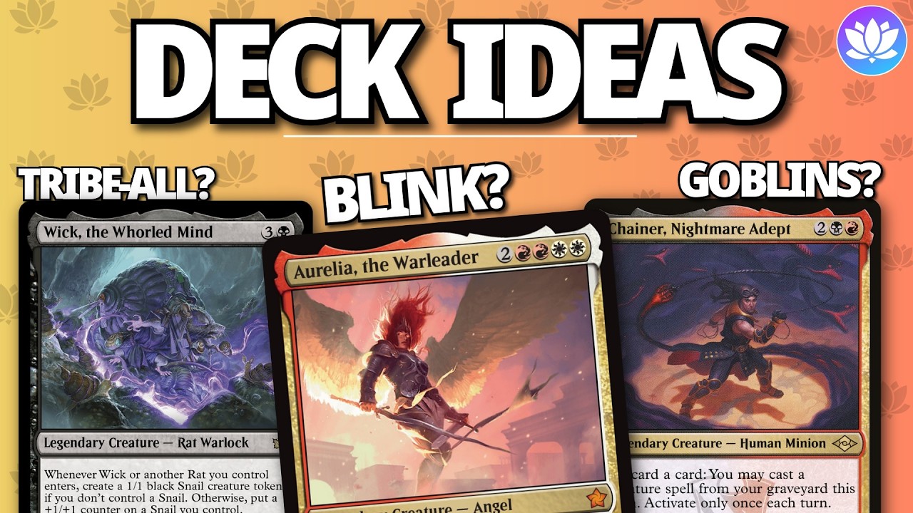 18 FUN Commander DECK IDEAS
