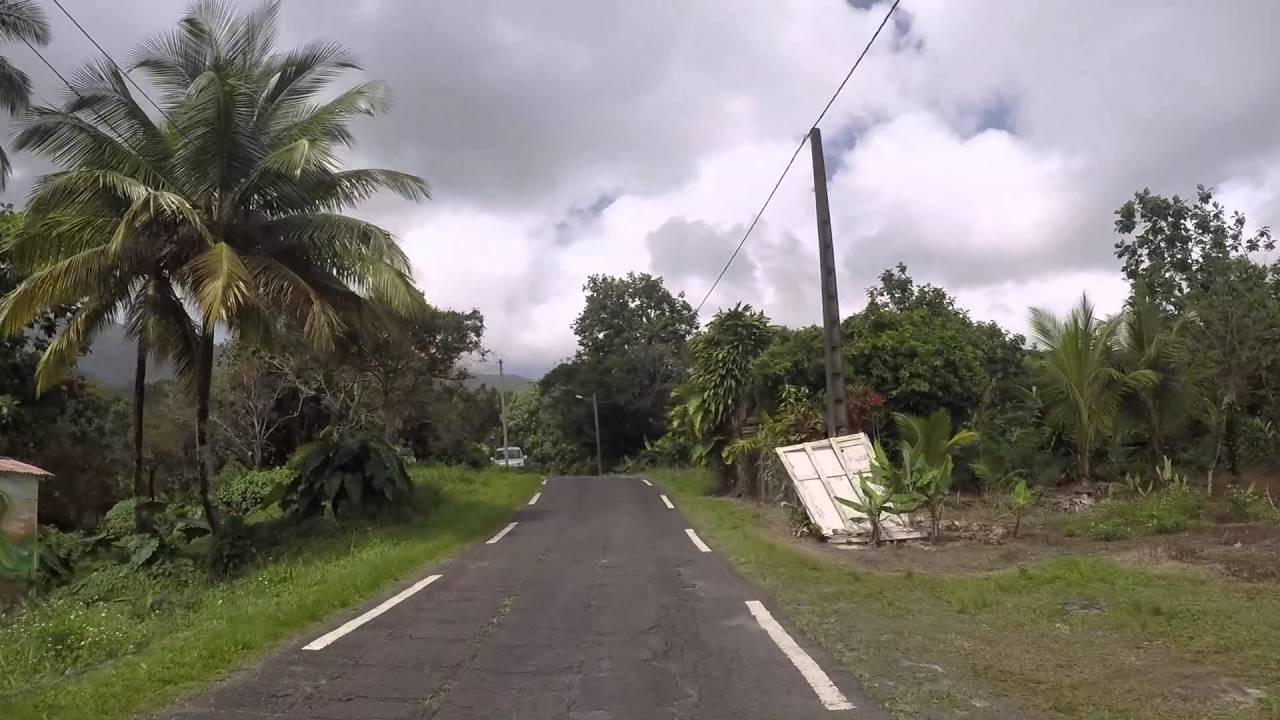 Guadeloupe Route vers chutes du Carbet, Gopro  / Guadeloupe Road to Le Carbet waterfall, Gopro