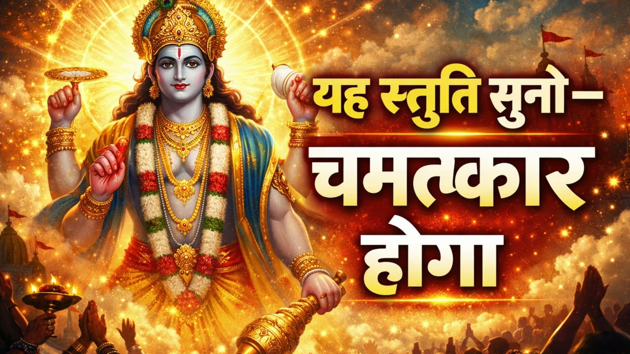 यह स्तुति सुनो – Shri Vishnu Ji Ki Energetic Maha Stuti | Narayan Bhajan
