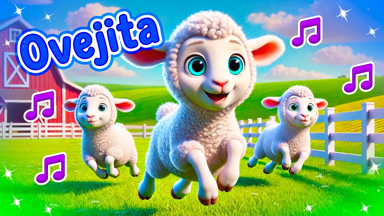 La Ovejita Alegre 🐑✨ Canciones Infantiles de la Granja 🌾🎵 | Peque Dibu 🌈