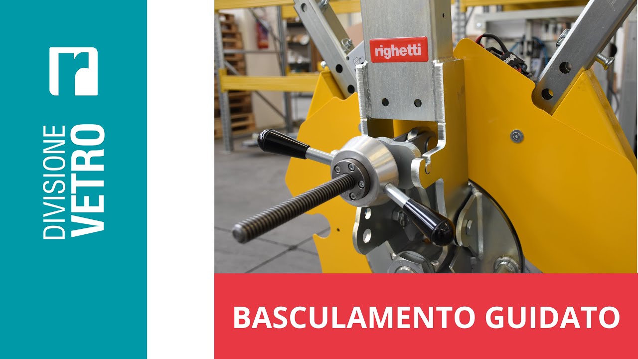 Basculamento guidato: adatto per inclinare lastre e specifico per sollevatori a ventosa per vetro