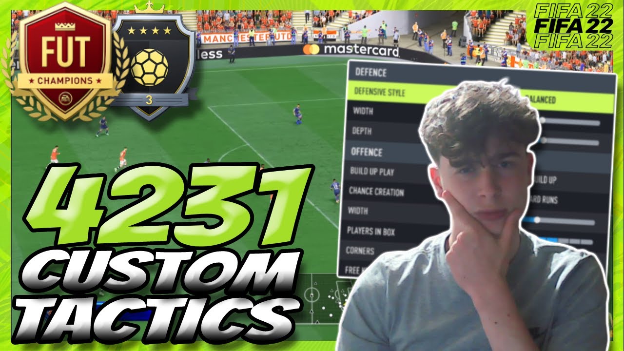 FIFA 22 4231 TEAM OF THE SEASON PRO PLAYER CUSTOM TACTICS & PLAYER INSTRUCTIONS POST PATCH! | FUT 22