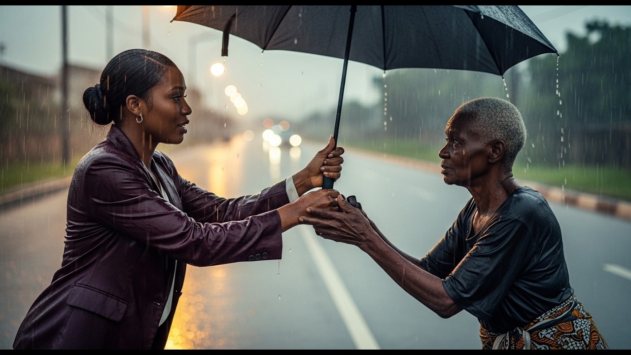 She Helped a Beggar in the Rain… Not Knowing the Woman Was the Judge Handling Her Biggest Case