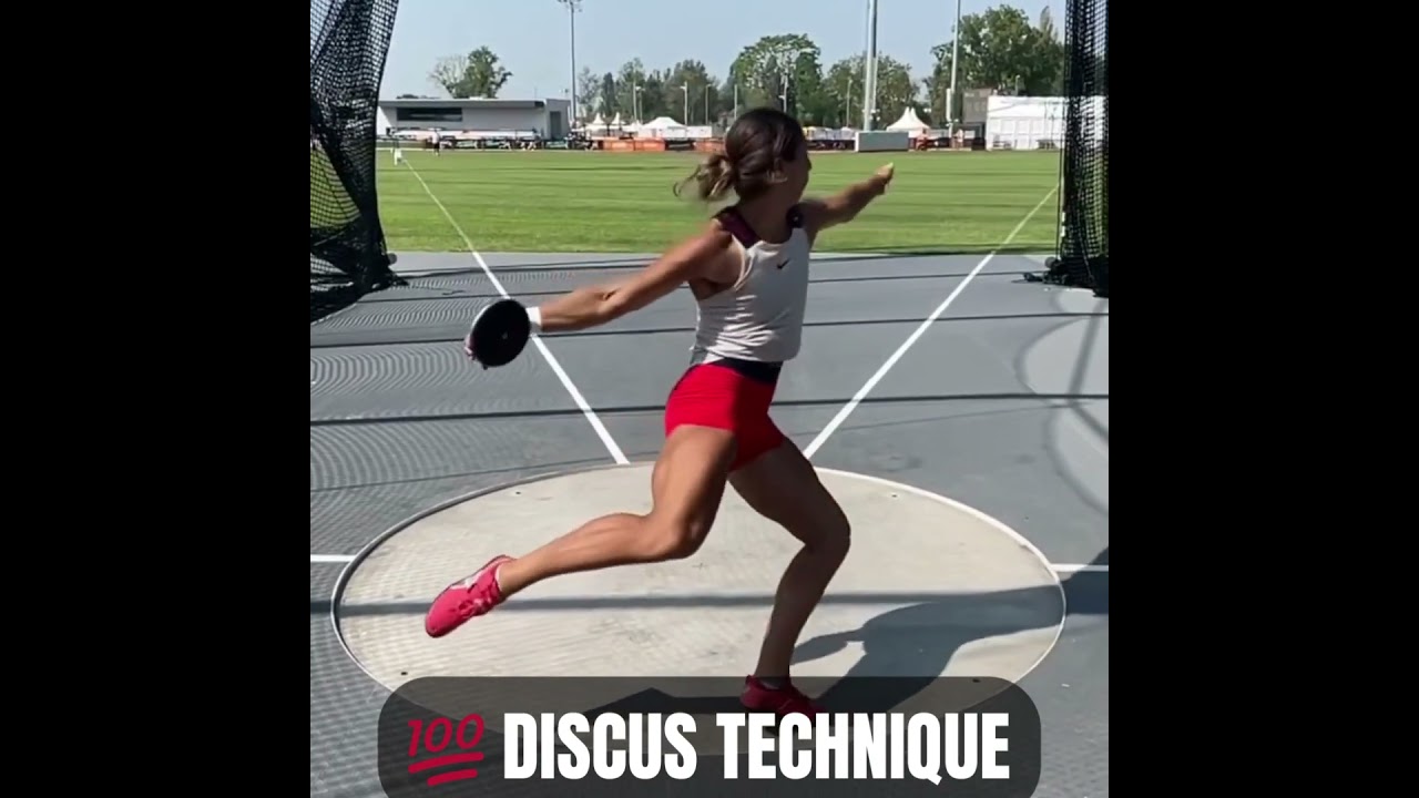 BEAUTIFUL DISCUS TECHNIQUE FROM OLYMPIC CHAMP💪 #shorts
