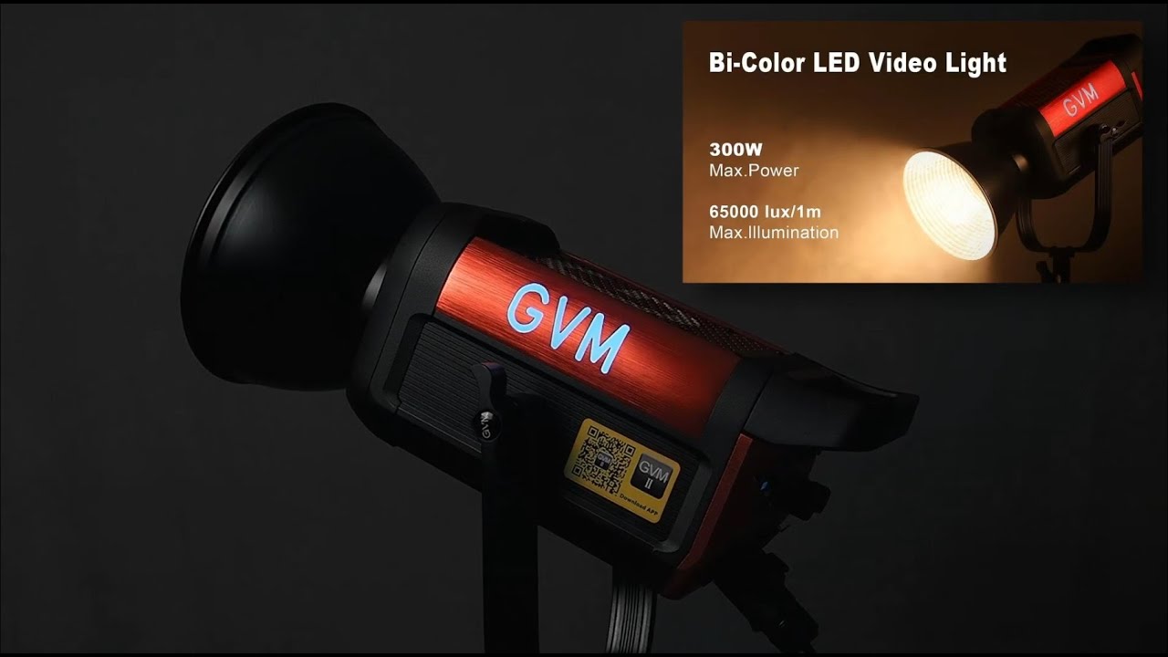 Pro Lighting Unveiled: GVM SD300B Studio LED - In-Depth Review