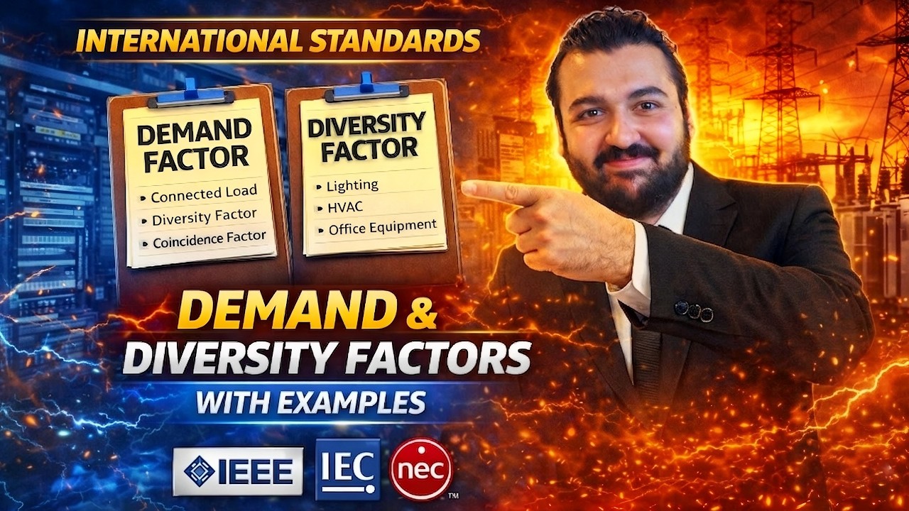 Demand and Diversity Factors According to International Standards with Examples - IEEE - IEC - NEC