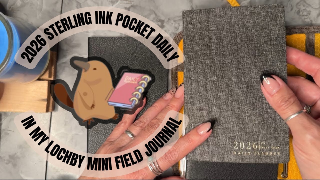 Sterling Ink 2026 Pocket Daily Unboxing | Will It Fit In My Beloved Lochby Mini Field Notes Cover? |