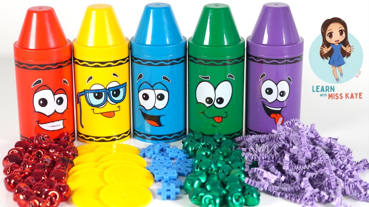 Best Toy Learning Video for Toddlers and Kids | Learn Colors with Surprise Crayons | Color Surprises