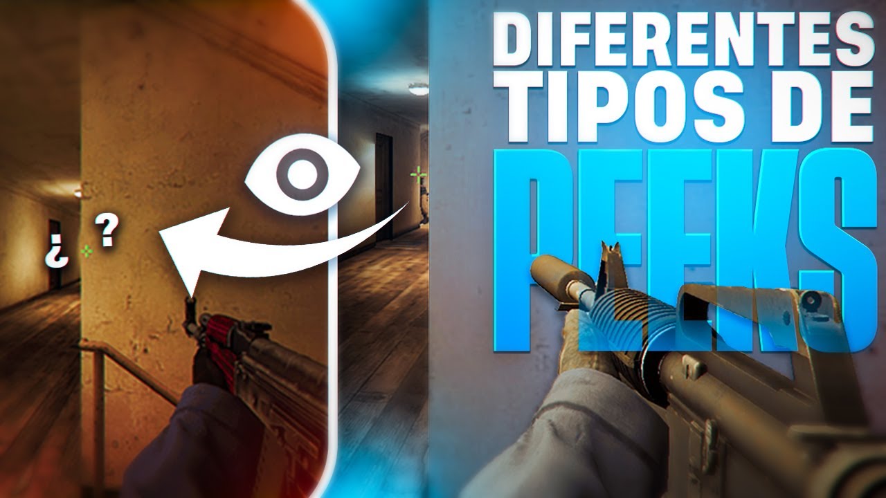 Las 7 MEJORES formas de PEEKEAR y conseguir BAJAS en JUEGOS FPS | CS:GO