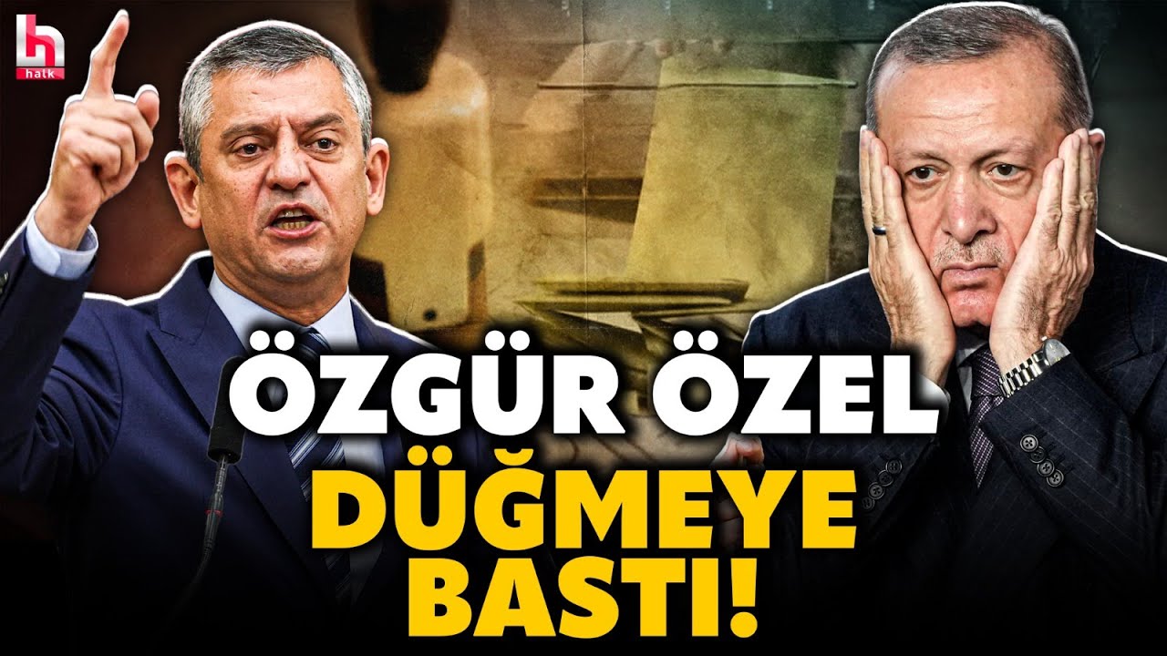 Özgür Özel düğmeye bastı! Kimse bunu beklemiyordu! Erdoğan'a öyle bir hamle geldi ki!