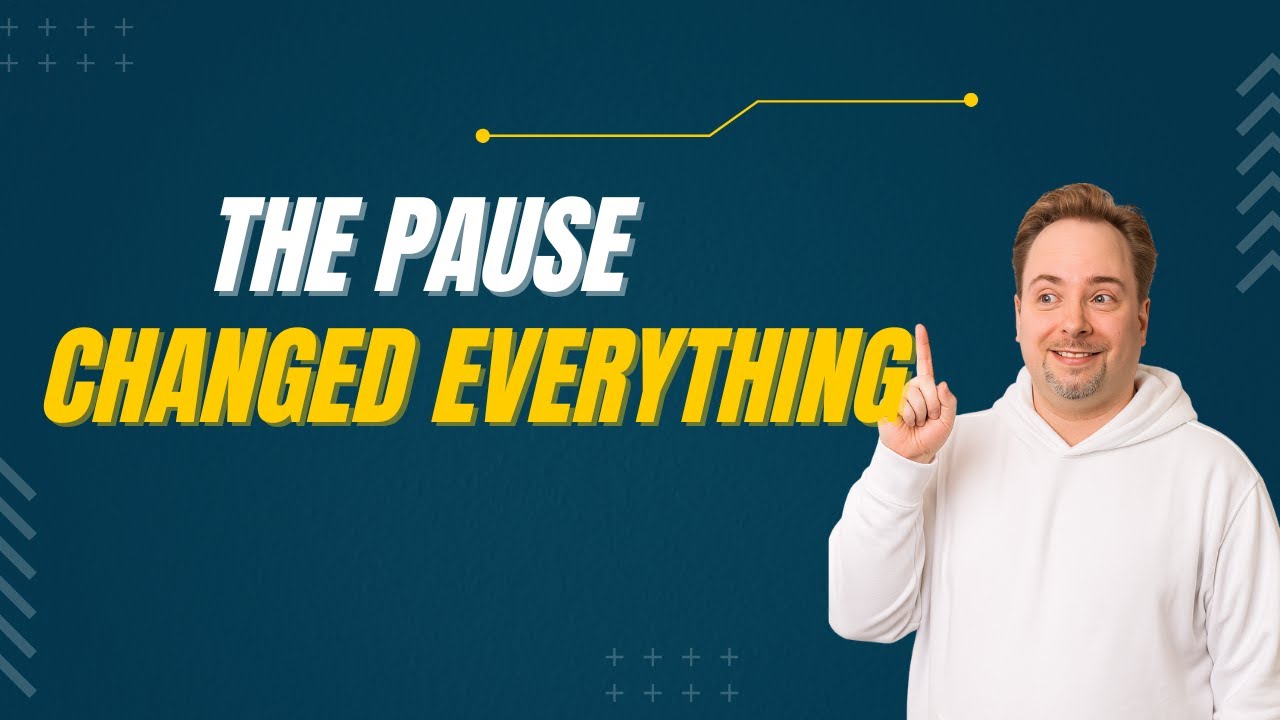The Pause That Changed My Career