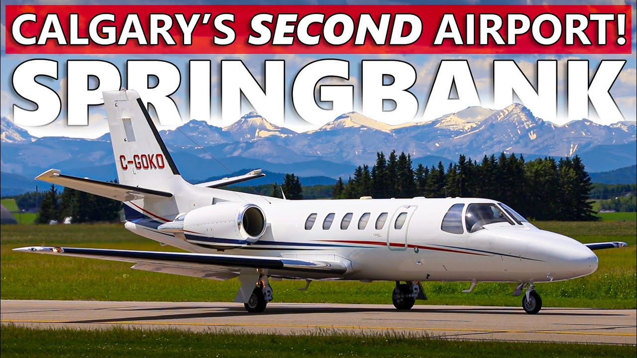 Calgary's SECOND Airport! Plane Spotting at Springbank (CYBW)