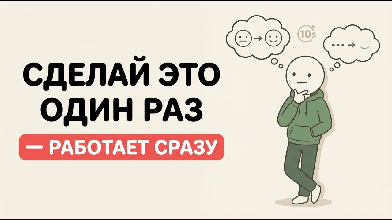 Сделай это один раз — настроение меняется сразу (Проверь сам)