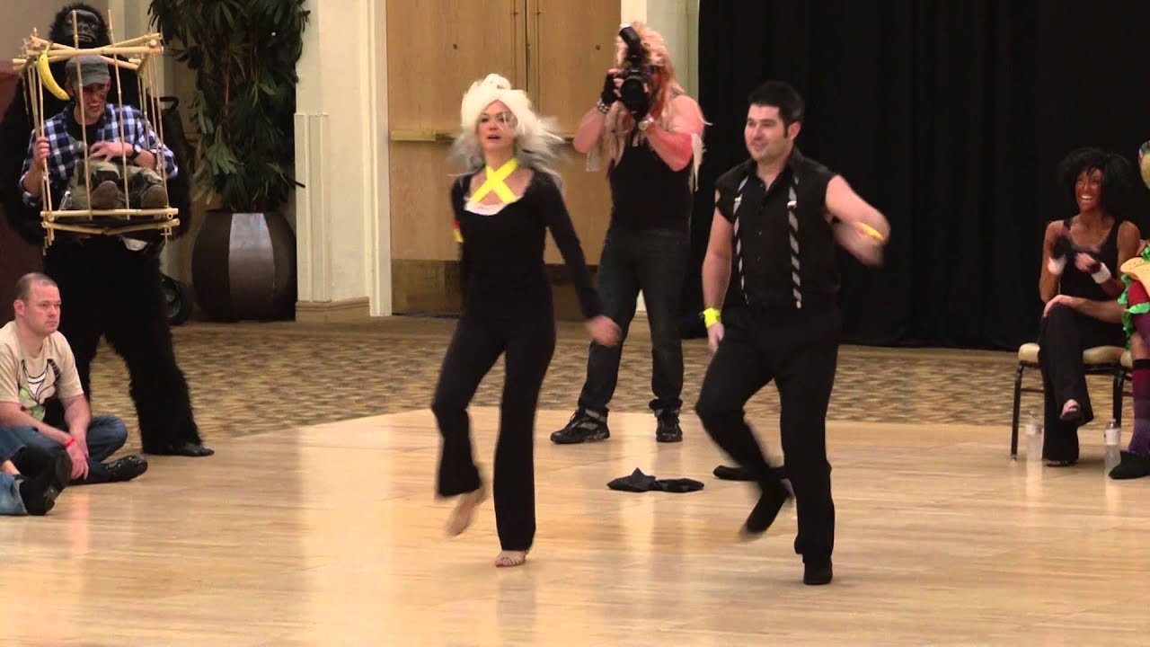 Ben Morris and Jessica Cox - 2013 Halloween Swingthing Champions 