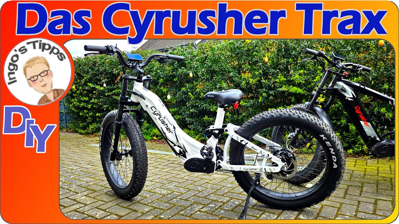 Cyrusher Trax E-Bike, Aufbau Fahren erster Eindruck Tuning-Anleitung auf 750W u. 45km/h | IngosTipps